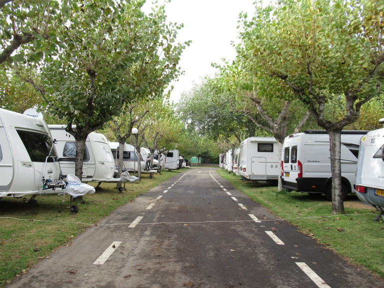 Op de camping in Portonovo